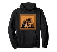 Antigua Acrópolis de Atenas Partenón Historia Griega clásica Sudadera con Capucha