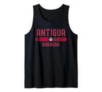 Antigua & Barbuda Flag | Antiguan Vintage Distressed Camiseta sin Mangas