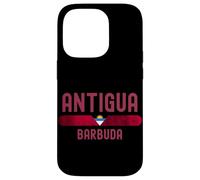 Antigua & Barbuda Flag | Antiguan Vintage Distressed Carcasa para iPhone 14 Pro