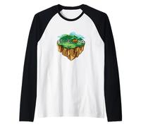 Antigua Escocia Historia Amante Construcción Celta Escocia Camiseta Manga Raglan