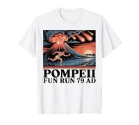 Antigua Pompeya Fun Run 79 AD Volcanólogo Volcanólogo Historia Camiseta