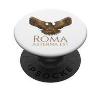 Antigua Roma - Águila Steampunk Legionaria - Roma Aeterna EST PopSockets PopGrip Adhesivo