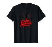 Antigua Roma Claudio Y Agripina El Joven Camiseta gráfica económica, Hombre, Negro, L