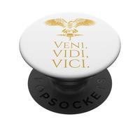 Antigua Roma - Julio César Cita Latina - Veni Vidi Vici PopSockets PopGrip Adhesivo