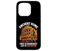 Antigua Roma Primera en Democracia Última en la lucha contra incendios Roman Carcasa para iPhone 15 Pro