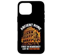 Antigua Roma Primera en Democracia Última en la lucha contra incendios Roman Carcasa para iPhone 16 Pro Max