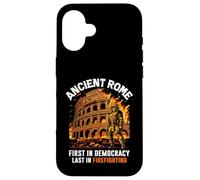Antigua Roma Primera en Democracia Última en la lucha contra incendios Roman Carcasa para iPhone 16