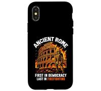 Antigua Roma Primera en Democracia Última en la lucha contra incendios Roman Carcasa para iPhone X/XS