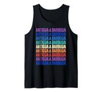 Antigua y Barbuda Colorido Camiseta sin Mangas