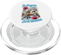 Antigua Y Barbuda En El Caribe Tortuga Marina Tropical PopSockets PopGrip para MagSafe
