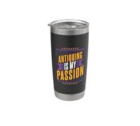 Antigüedades es mi pasión Entusiastas de la vendimia Vaso térmico de acero inoxidable de doble pared