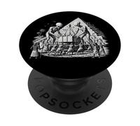 Antiguo Alien Pirámide Constructores Egipto Egipto Gráfico PopSockets PopGrip Adhesivo