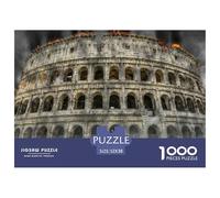 Antiguo Anfiteatro Romano Puzzle de 1000 Piezas Papel para Adultos Estilo Arquitectura Vintage Relajante Familiar Decoración Regalo 52x38cm/1000pcs