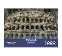Antiguo Anfiteatro Romano Puzzle de 1000 Piezas Puzzle para Adultos Vista Nocturna Juego de Puzzle 1000 Piezas Relajación Decoración Regalo 70x50cm/1000pcs