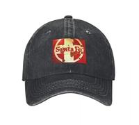 Antiguo Cartel de Tren, Santa Fe, Nuevo México Gorra de béisbol Gorra de béisbol Gorra de Sol para niños Crema Solar Ropa de Golf Hombres, Gorras de Mujer