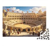 Antiguo Coliseo Romano Puzzle de 1000 Piezas Papel para Adultos Escena Arquitectura Clásica Relajación Interacción Familiar Regalo Decorativo 38x26cm/1000pcs