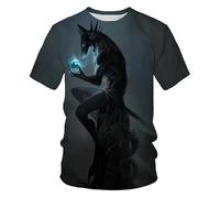 Antiguo Dios Egipcio Ojo de Egipto Impresión 3D Camiseta Mujeres Hombres Vintage Cuello Redondo Manga Corta Pullover Cool Streetwear Tops