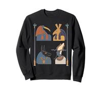 Antiguo Dioses Egipcios Mitología Retro Egipto Arte Sudadera