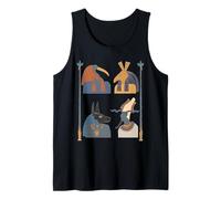 Antiguo Dioses Egipto Faraón Mitología Pirámide de Egipto Camiseta sin Mangas