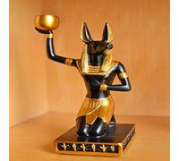 Antiguo egipcio anubis perro dios dios estatua sala de estudio de la sala de estar del escritorio del escritorio del hogar creación de la ventana del hogar figuras de escultura de la ventana de egipto