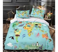 Antiguo Egipto Funda de Edredón Microfibra de poliéster 3 Piezas Diseño 3D Cierre de Cremallera Oculta con Fundas de Almohada Antialérgica Diseño simbólico Funda Edredon for familia King（220x240cm）