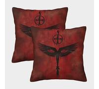 Antiguo Egipto, gótico Cuadrada Funda De Cojín De Sofá 2 Paquetes con Patrón Adecuada para Cama,hogar,automóvil,Interior Y Exterior 45x45cm