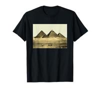 Antiguo Egipto Grandes Pirámides de Giza Sahara Desierto Vintage Camiseta