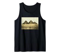 Antiguo Egipto Grandes Pirámides de Giza Sahara Desierto Vintage Camiseta sin Mangas