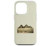 Antiguo Egipto Grandes Pirámides de Giza Sahara Desierto Vintage Carcasa para iPhone 13 Pro