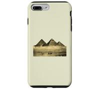 Antiguo Egipto Grandes Pirámides de Giza Sahara Desierto Vintage Carcasa para iPhone 7 Plus/8 Plus