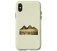 Antiguo Egipto Grandes Pirámides de Giza Sahara Desierto Vintage Carcasa para iPhone X/XS