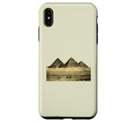 Antiguo Egipto Grandes Pirámides de Giza Sahara Desierto Vintage Carcasa para iPhone XS MAX