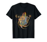Antiguo Egipto Jeroglífico Dios Egipcio Anubis Camiseta