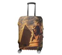 Antiguo Egipto Secretos pirámide esfinge funda de equipaje de viaje, lavable, antiarañazos, protector de maleta, Estilo:, S