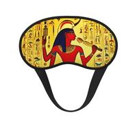 Antiguo Egipto Tribe Series - Antifaz para dormir para hombres y mujeres, 100% opaco, cubierta suave, luz fuerte, adecuada para viajes, yoga, siesta