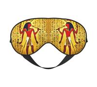 Antiguo Egipto Tribe Series - Antifaz para dormir, suave y transpirable para viajes, trabajo por turnos y meditación