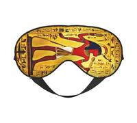 Antiguo Egipto Tribe Series - Antifaz versátil con impresión de cobertura completa, ayuda para dormir, ligera, transpirable, para viajes y acampadas