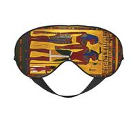 Antiguo Egipto Tribe Series - Antifaz versátil con impresión de cobertura completa, ayuda para dormir, ligera, transpirable, para viajes y acampadas