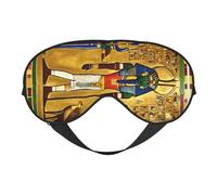 Antiguo Egipto Tribe Series - Antifaz versátil con impresión de cobertura completa, ayuda para dormir, ligera, transpirable, para viajes y acampadas