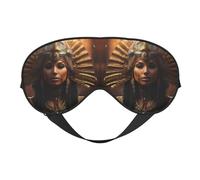Antiguo Egipto Tribe Series - Máscara de ojos de doble cara impresa, máscara de ojos opaca, máscara de ojos para dormir toda la noche para mujeres y hombres