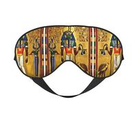Antiguo Egipto Tribe Series - Máscara de ojos unisex, cero presión ocular, máscara para dormir, cubierta de sombra de ojos suave para viajes