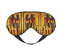Antiguo Egipto Tribe Series - Máscara de ojos unisex, cero presión ocular, máscara para dormir, cubierta de sombra de ojos suave para viajes