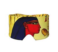 Antiguo Egipto Tribe Series - Orejeras para dormir, máscara de ojos para adultos, perfecta para viajes, camping, meditación