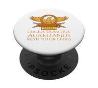 Antiguo Emperador Romano Aureliano - Restitutor Orbis. SPQR Roma PopSockets PopGrip Adhesivo