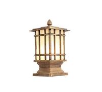 Antiguo Europeo al Aire Libre Impermeable E27 lámpara de Poste jardín Comunidad Cuadrado Bronce Pared Columna lámpara Villa jardín Patio Puerta Pilar luz