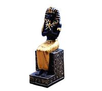 Antiguo Faraón de Oro Egipcio Rey Sarcófago Ataúd con La Estatua de La Momia Dioses de Egipto Royal Tutankhamun Escultura Figurine Set
