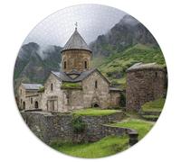 Antiguo monasterio de Piedra, Estilo arquitectónico Medieval 1000pcs (67.5x67.5cm) Rompecabezas para Adultos - Juguete De Bricolaje