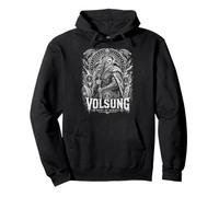 Antiguo Vikingo Guerrero Volsung Raíz De Héroes Sudadera con Capucha