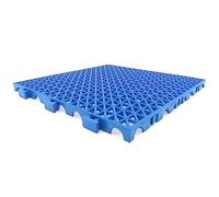 ANTIHUMEDADES Loseta Reforzada PVC Azul (33x33x2cm) - Suelos de Garajes, Lavaderos de Coches, Almacenes. Zonas de Trabajo y Alto Tránsito