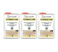 ANTIINFILTRACIÓN Consolidante hidrofugante para TERRAZAS en piedra natural, etc. PREVIENE EL MOHO, Pack 3 x 1 Litro